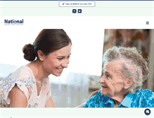Tablet Screenshot of nationalhomehealthcareinc.com
